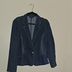INC International Concepts Dark Blue Blazer